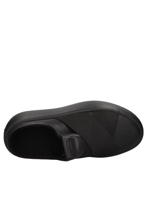 Eco-leather and stretch fabric mules FESSURA | SHOES CLOUD SABOTNERO
